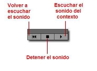 Reproductor de sonido del fragmento erróneo